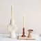 Hello Honey® 5" Round Decorative Hand-Painted Paper Mache Taper Holder